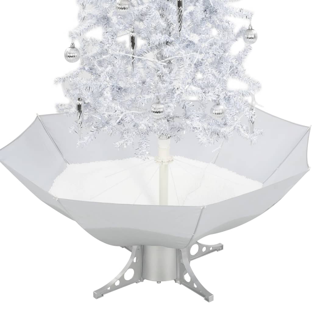 Schneiender Weihnachtsbaum mit Schirmfuß Grün 75 cm