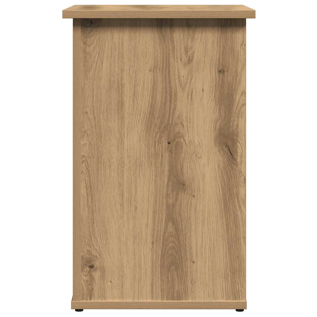 Beistellregal Weiß 35x35x55 cm Holzwerkstoff