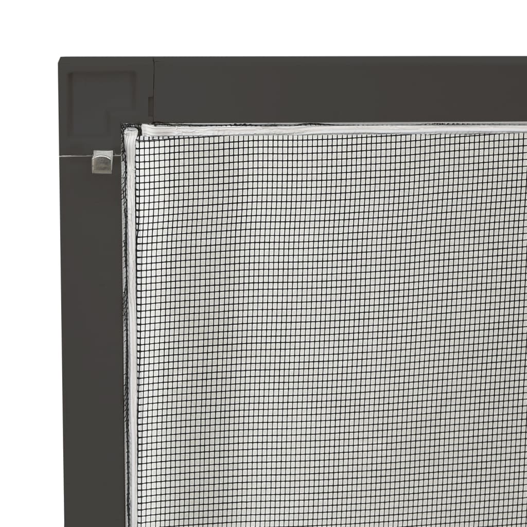 Insektenschutz für Fenster Braun 80x100 cm