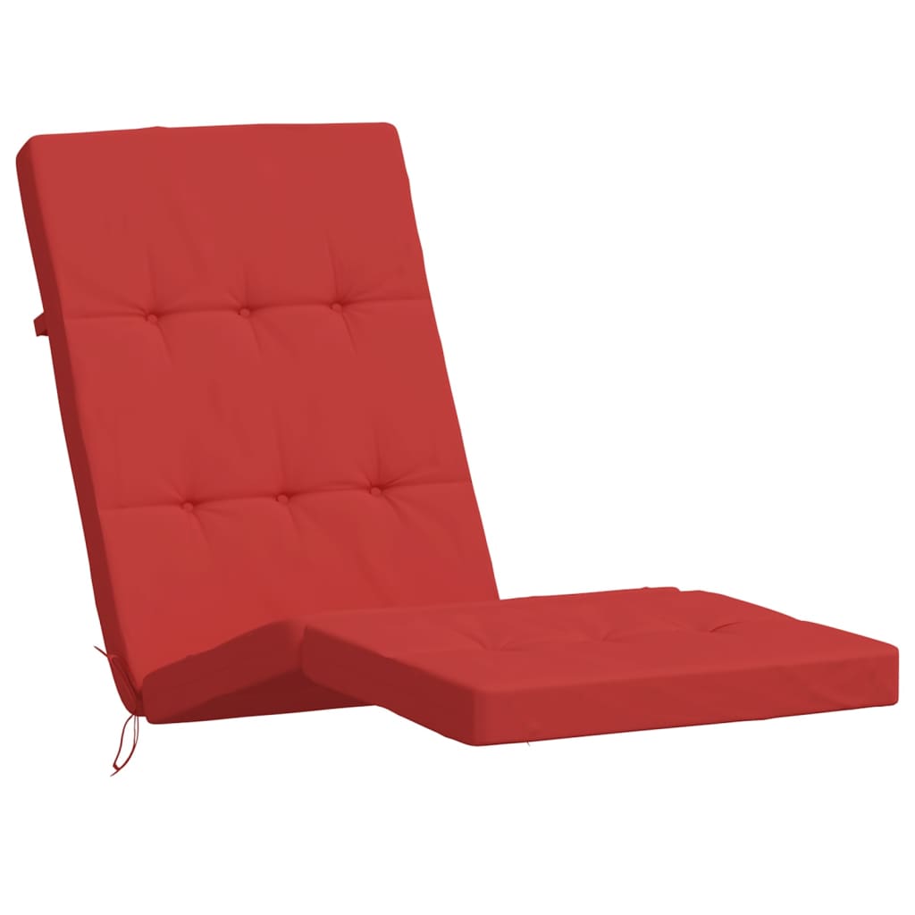 Liegestuhl-Auflagen 2 Stk. Creme Oxford-Gewebe
