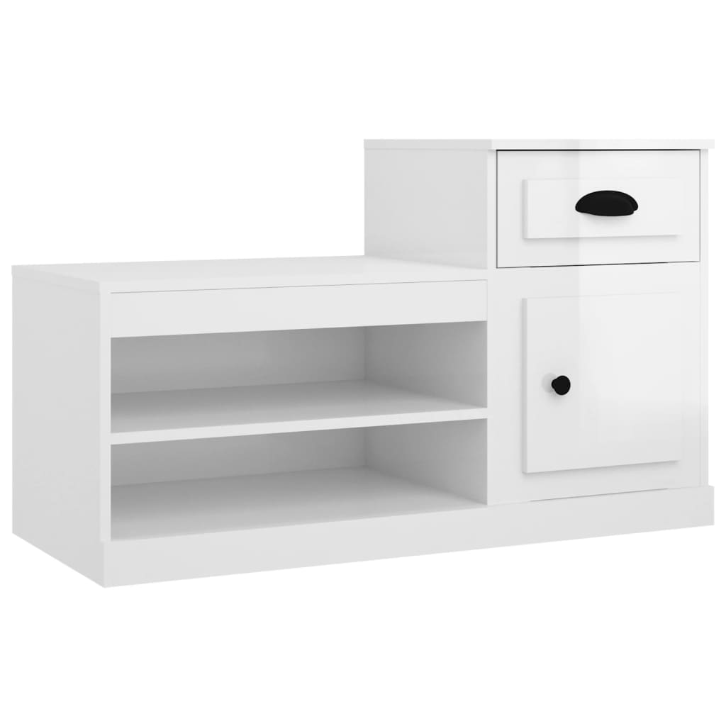 Schuhschrank Weiß 100x42x60 cm Holzwerkstoff