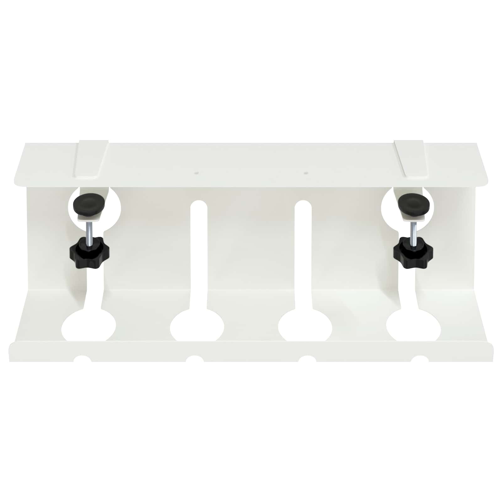 Unter dem Schreibtisch Kabelmanagement Tray 2 Stk. Anthrazit