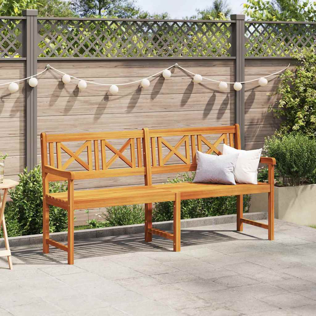 Bank Outdoor Natur 110 x 56 x 90 cm Massivholz Akazie