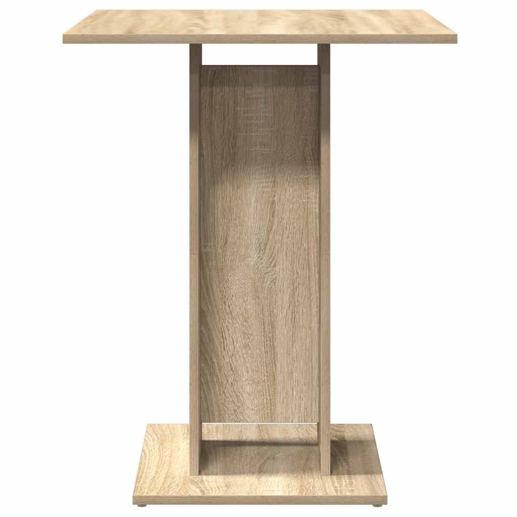 Bistrotisch Weiß 60x60x75 cm Holzwerkstoff