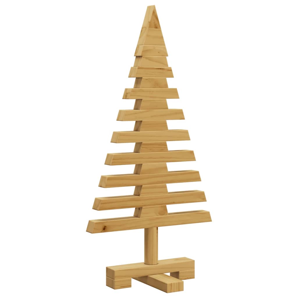 Weihnachtsbaum Holz zum Schmücken 60 cm Massivholz Kiefer