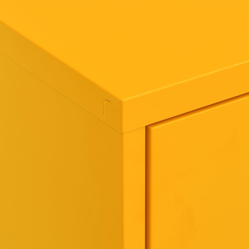Beistellschrank Olivgrün 80x35x101,5 cm Stahl