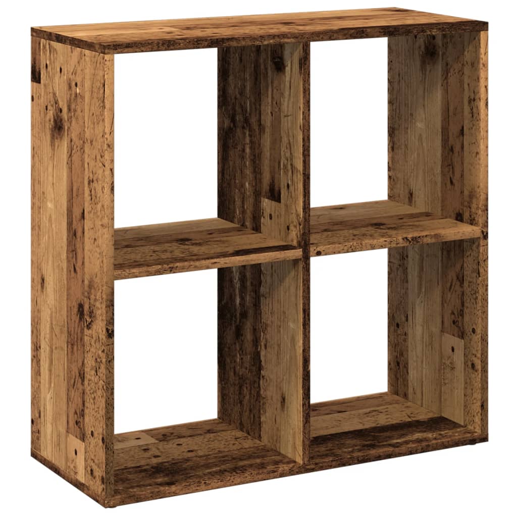 Bücherregal Weiß 137,5x29x137,5 cm Holzwerkstoff
