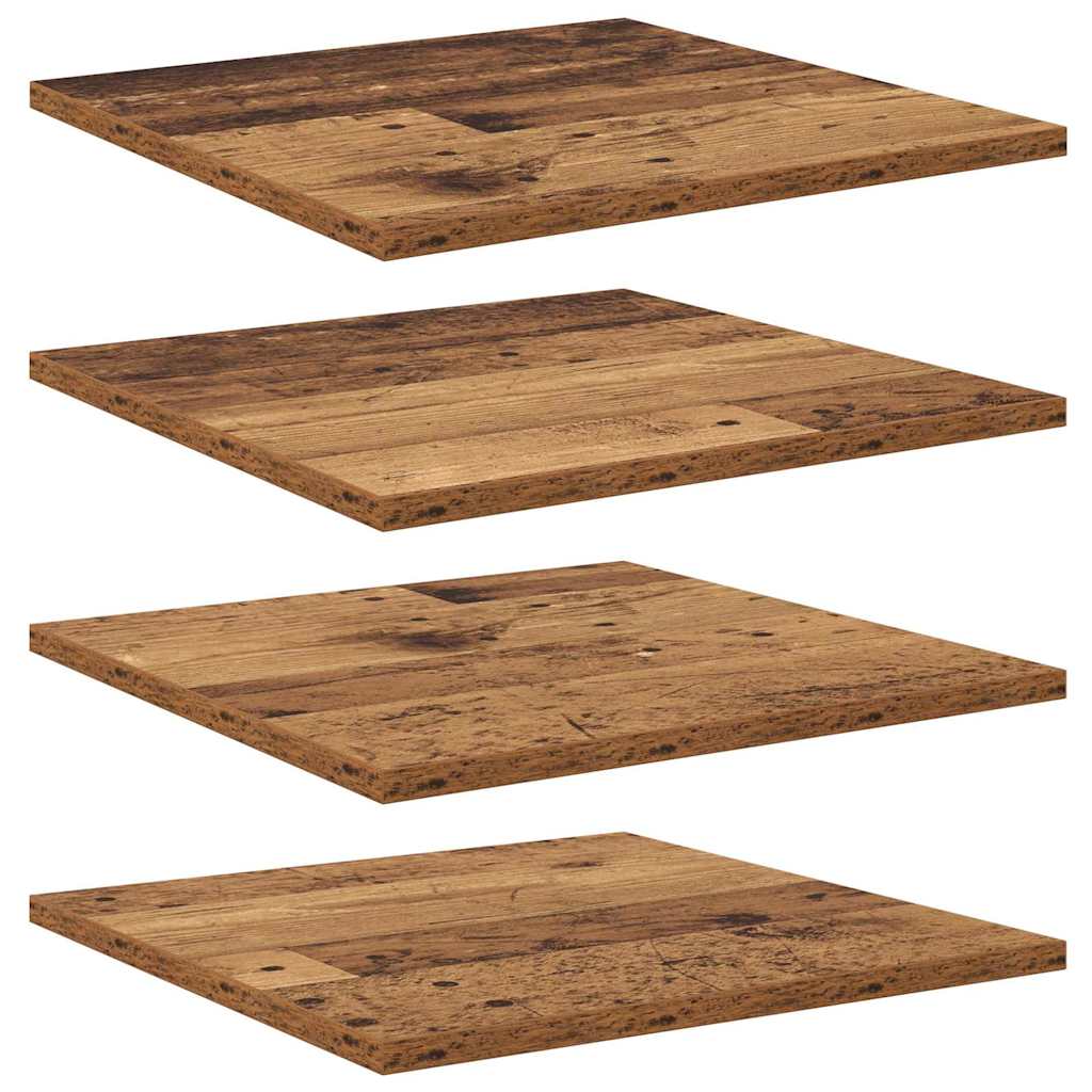 Bücherregal-Bretter 4 Stk. Weiß 40x10x1,5 cm Holzwerkstoff