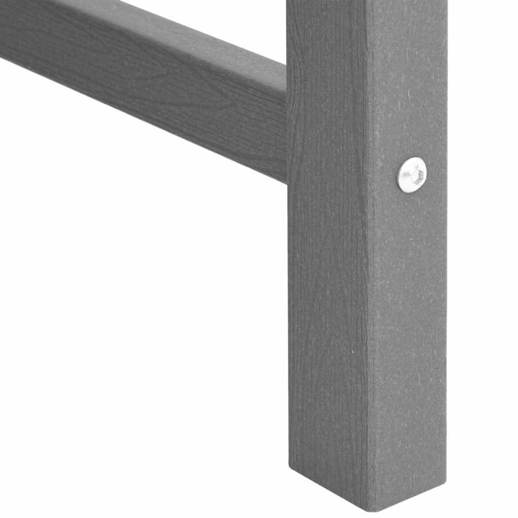 Gartenbank Weiß 120 x 59 x 88 cm HDPE