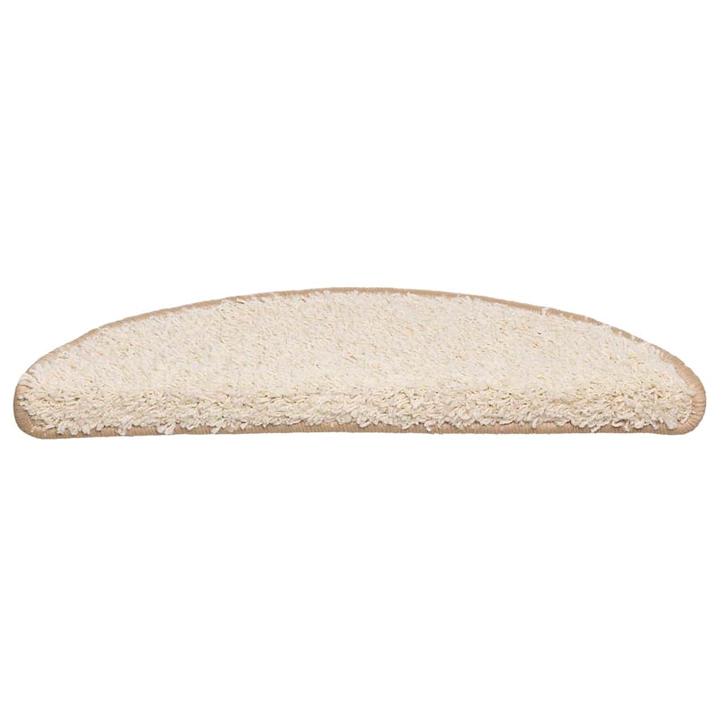 Stufenmatten 15 Stk. 56x17x3 cm Grau Halbrund