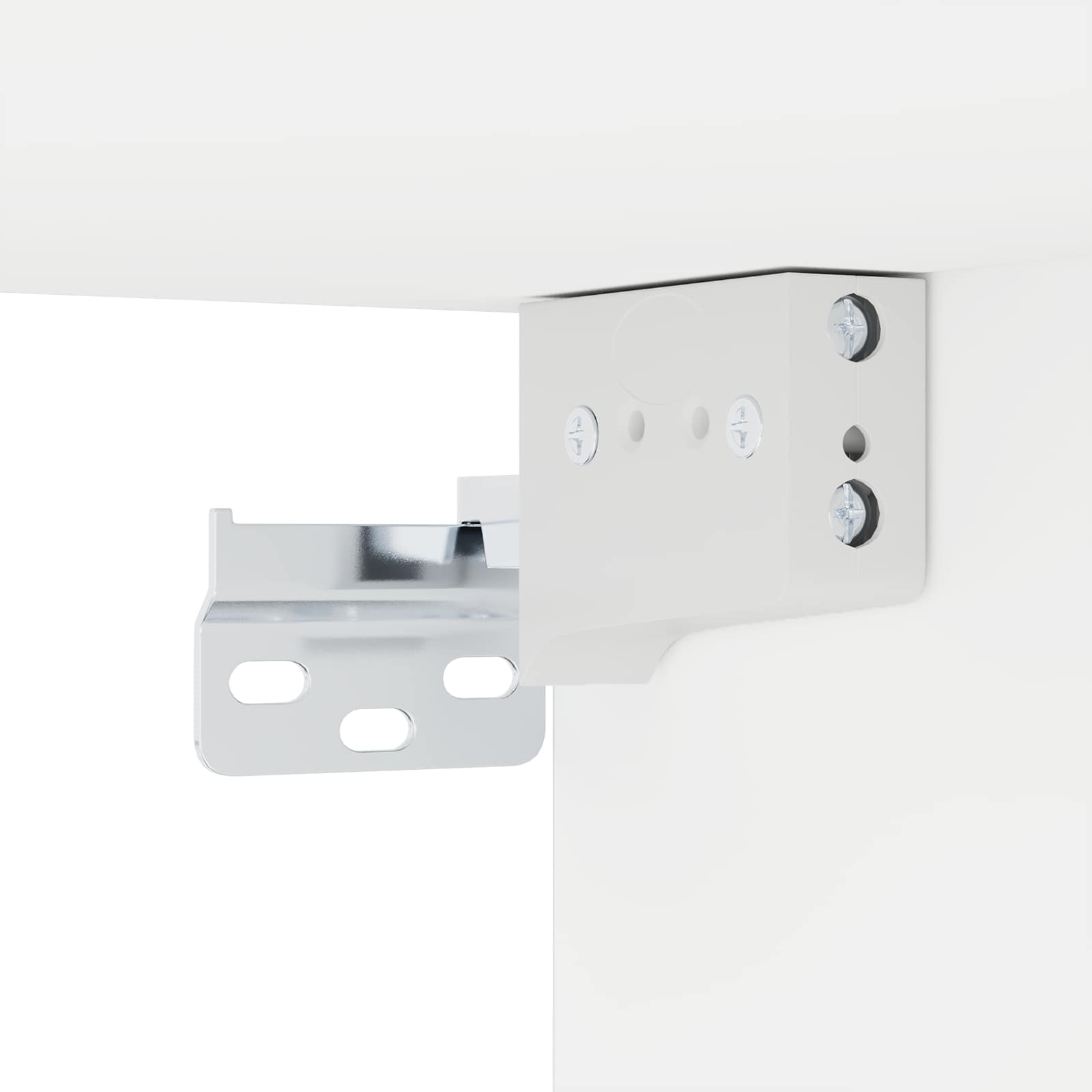 Wandmontierter TV-Schrank Wandhalterung Weiß 140 x 28 x 21 cm