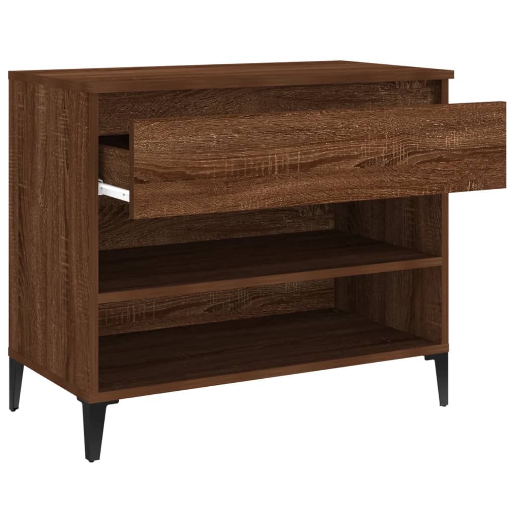 Schuhregal Weiß 70x36x60 cm Holzwerkstoff
