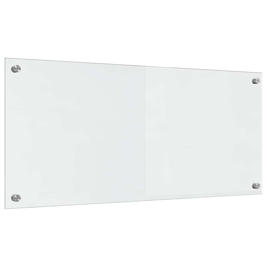 Küchenrückwand 2 pcs Weiß 70 x 40 cm Gehärtetes Glas