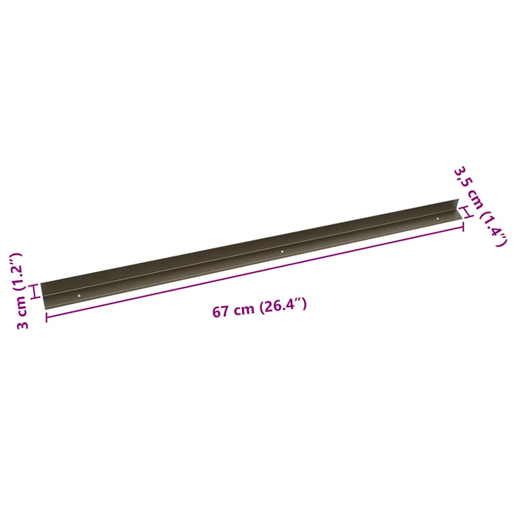 Treppenkantenprofile in L-Form 15 Stk. Aluminium 90 cm Silbern