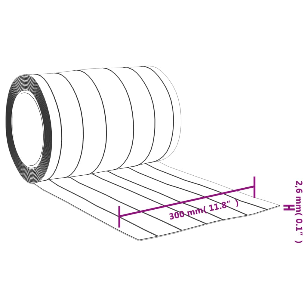 Türvorhang Transparent 200x1,6 mm 10 m PVC