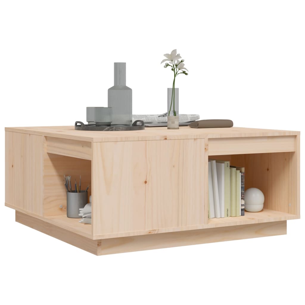 Couchtisch 100x101x40,5 cm Massivholz Kiefer