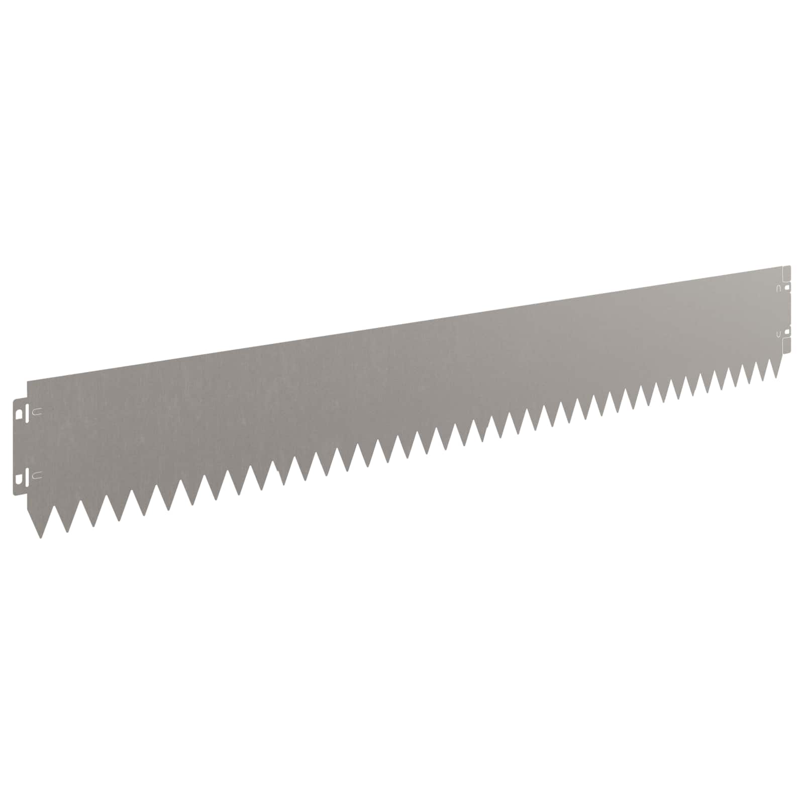 Raseneinfassung 10 pcs 103 x 10 cm Stahl Schwarz