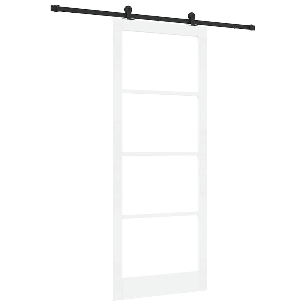 Schiebetür ORKDAL Natürlich und Schwarz 61 x 198,5 cm
