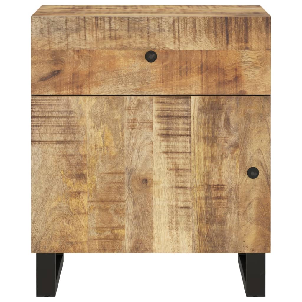 Nachttisch 50x33x60 cm Altholz Massiv & Holzwerkstoff