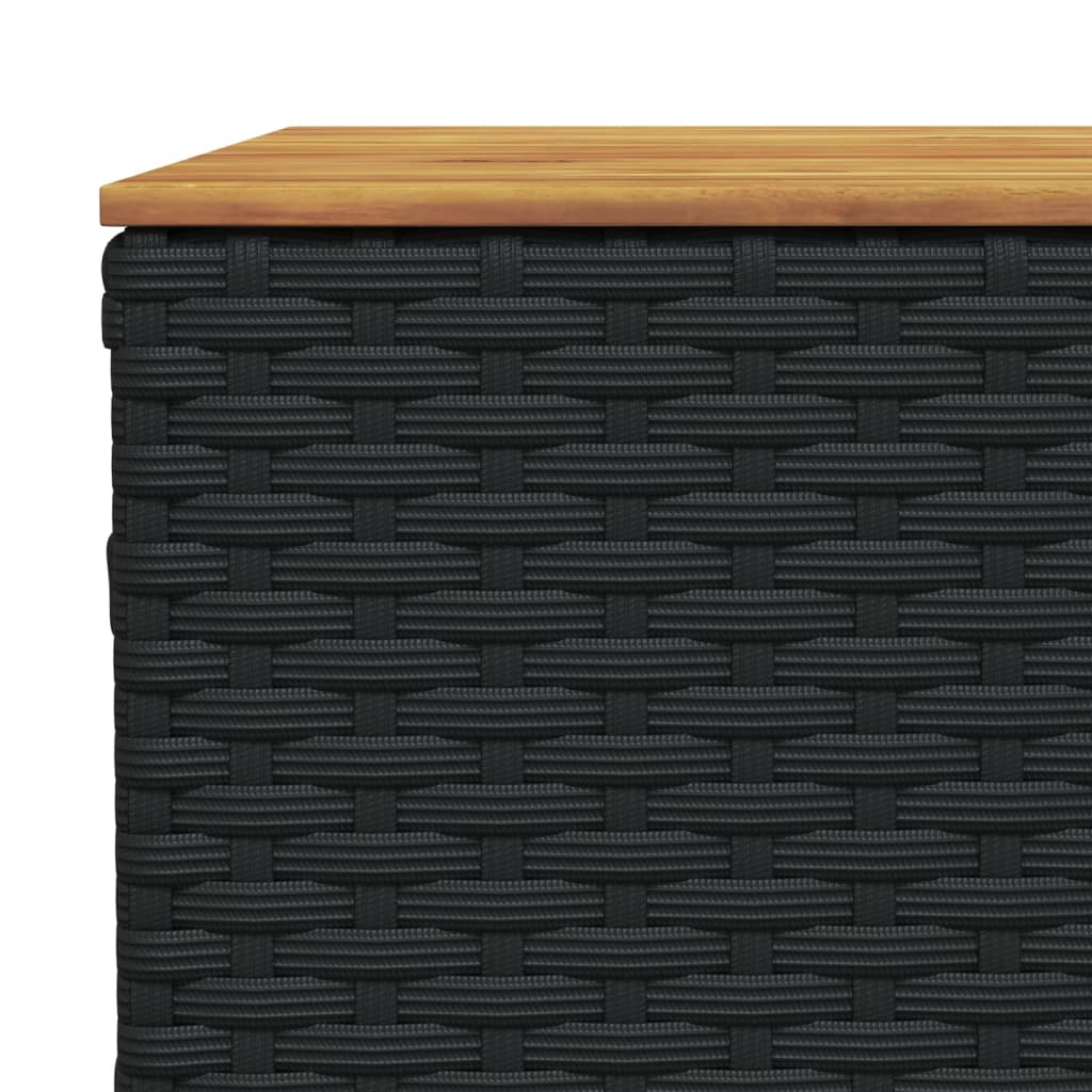 10-tlg. Garten-Sofagarnitur mit Kissen Beige Poly Rattan