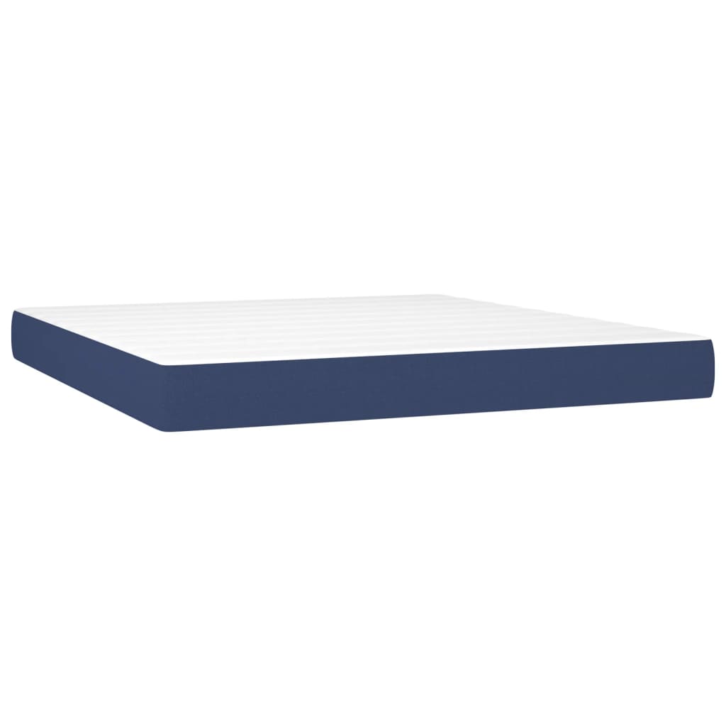 Taschenfederkernmatratze Mittel Hellgrau 80x200x20 cm Stoff