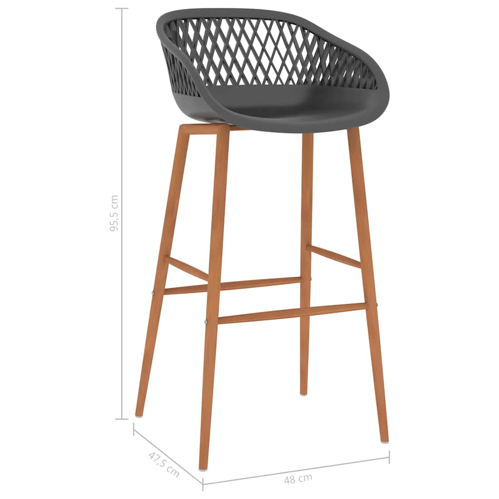 7-tlg. Bar-Set Schwarz
