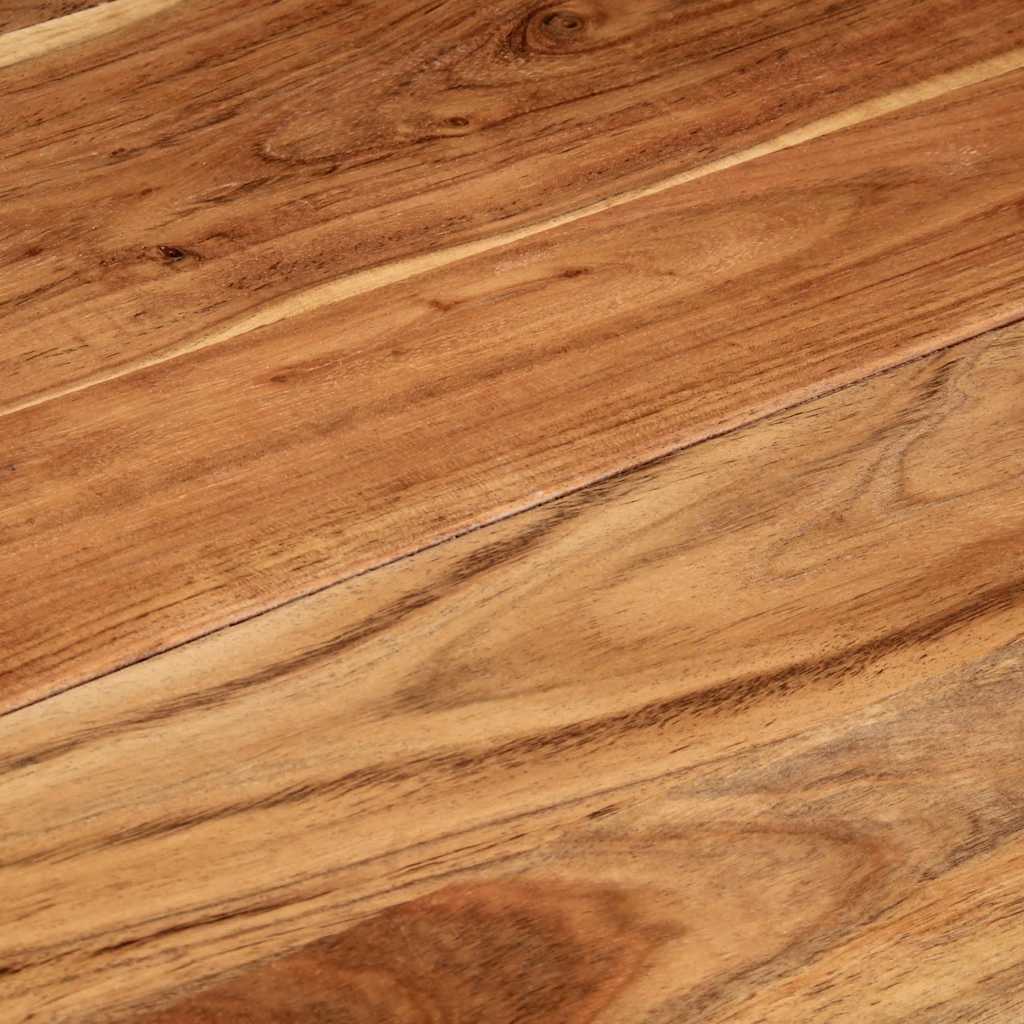 Bistrotisch 60x60x77 cm Raues Mangoholz