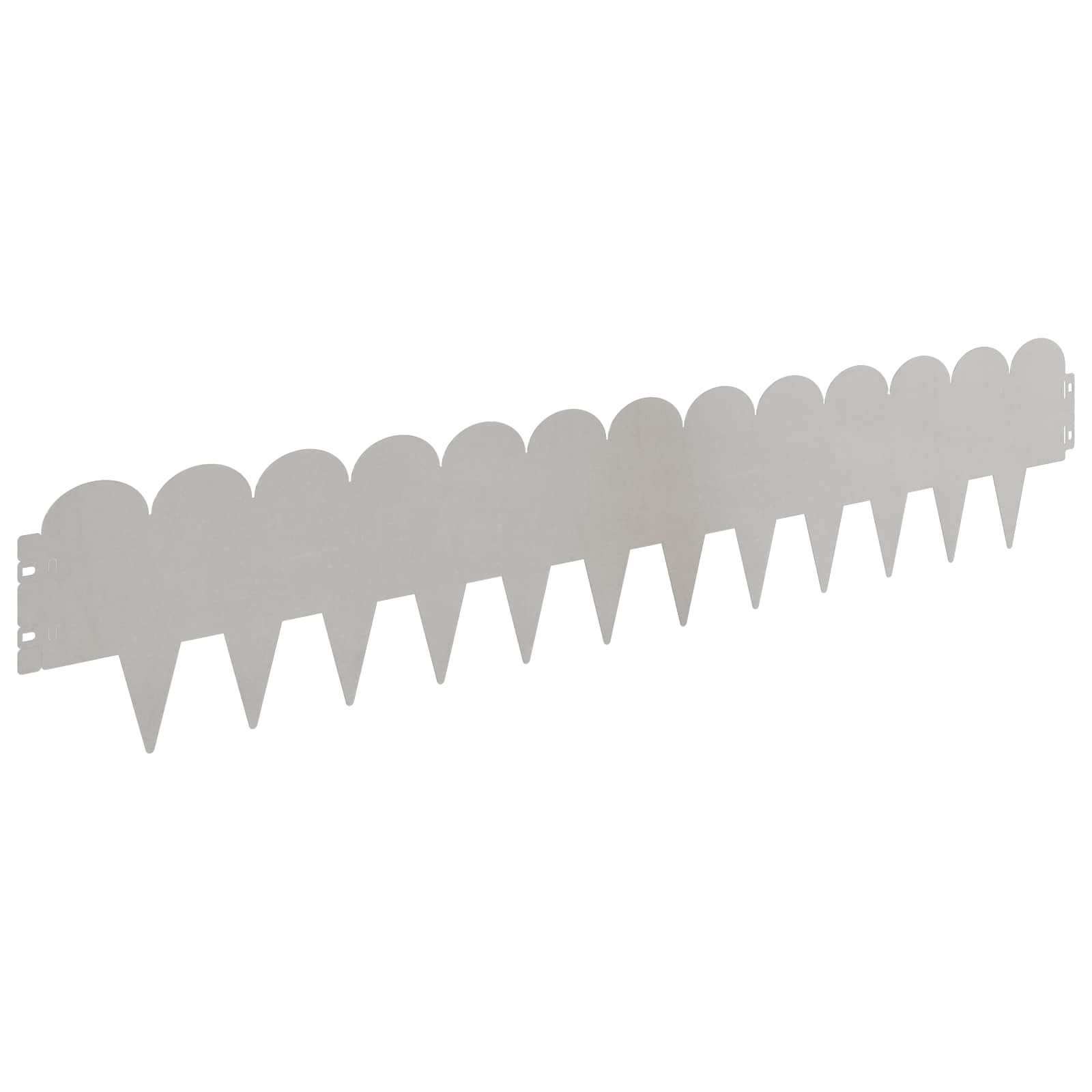Raseneinfassung 10 pcs 103 x 15 cm Stahl Schwarz