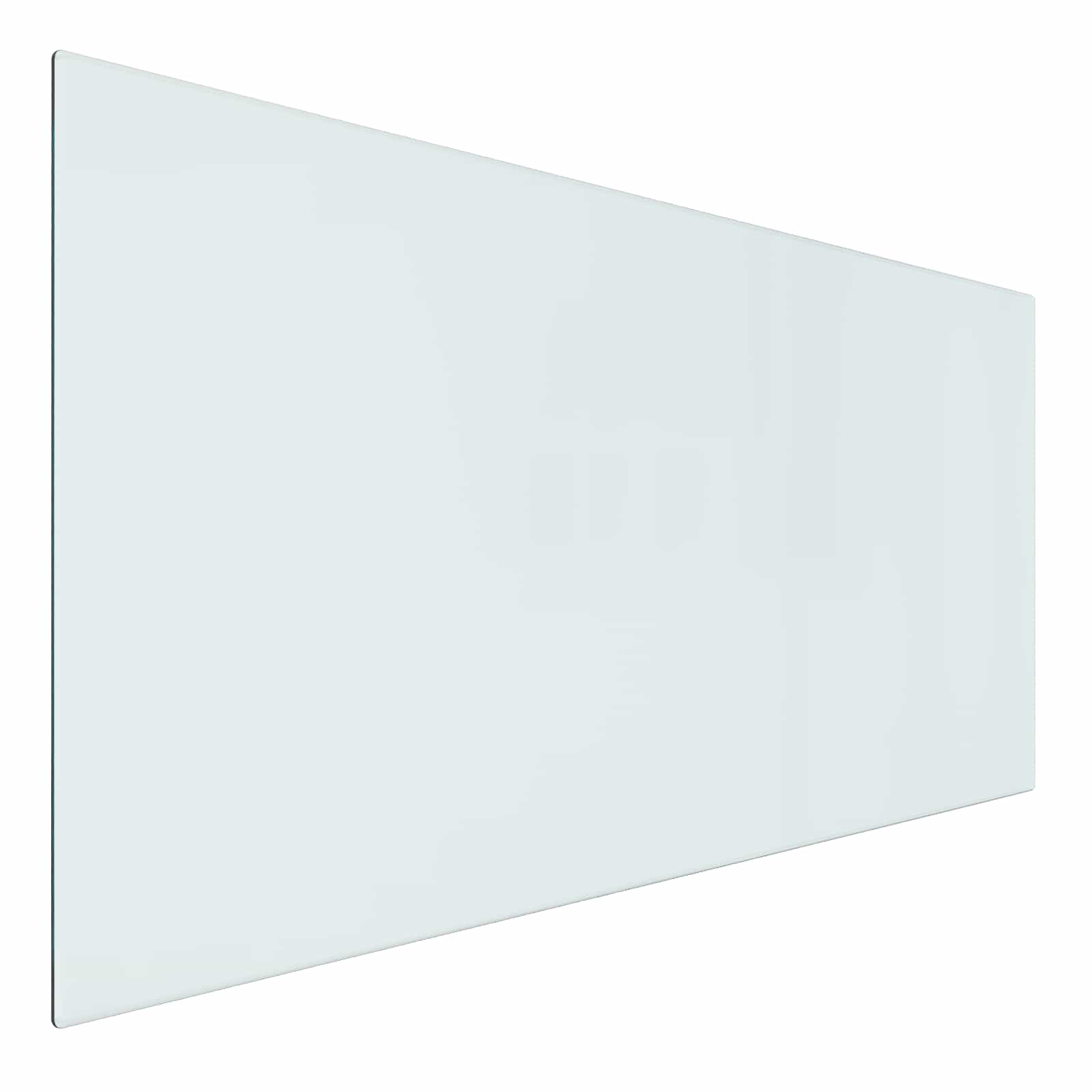 Feuerstelle Glasplatte Transparent 80 x 50 cm Glas