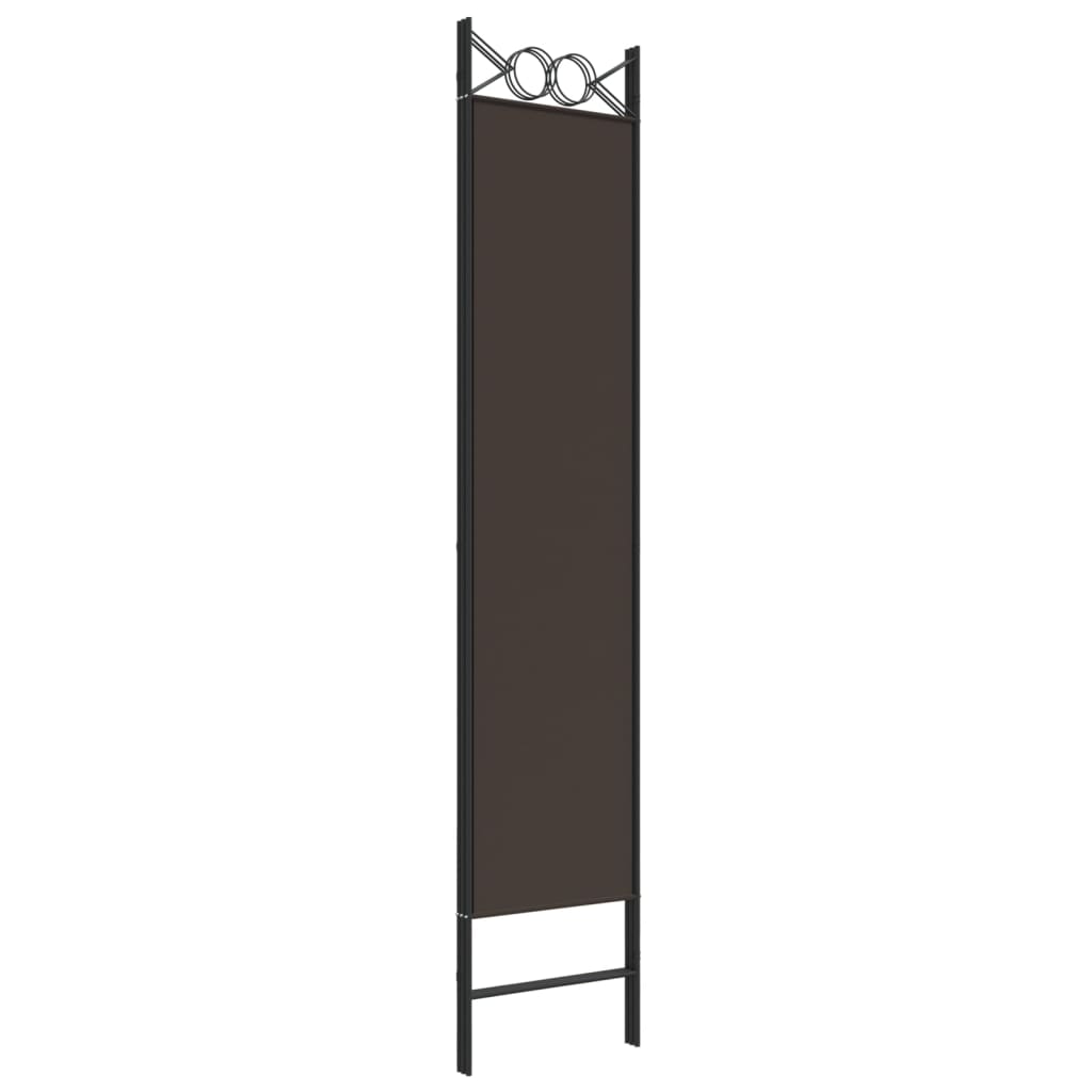 3-teiliger Raumteiler Beige 120 x 200 cm Stoff