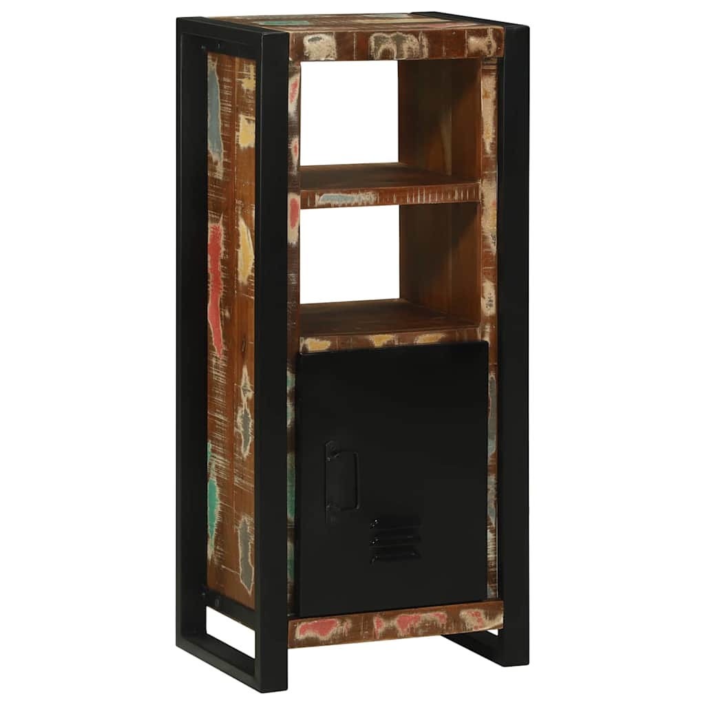 Badezimmerschrank mit Regal Braun Massives upgecyceltes Holz