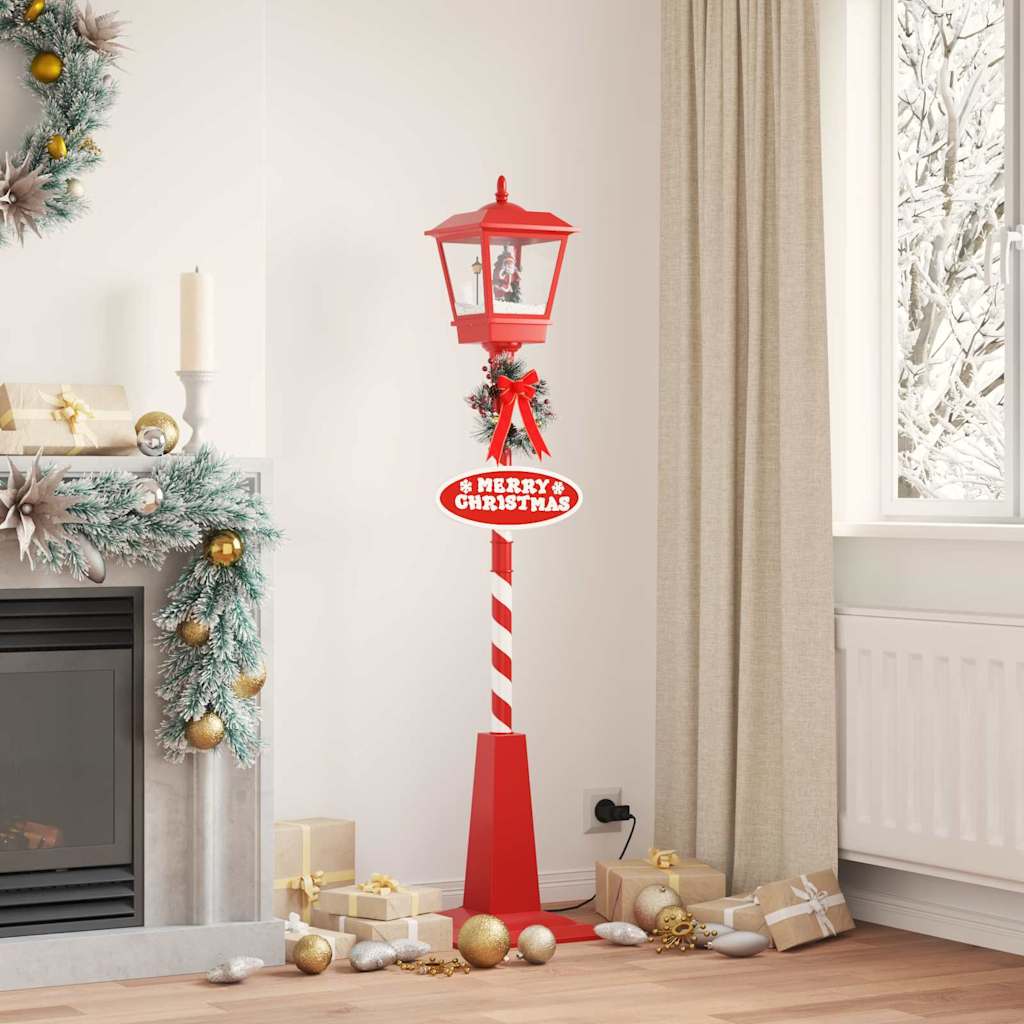 Weihnachts-Straßenlampe mit Weihnachtsmann 180 cm LED