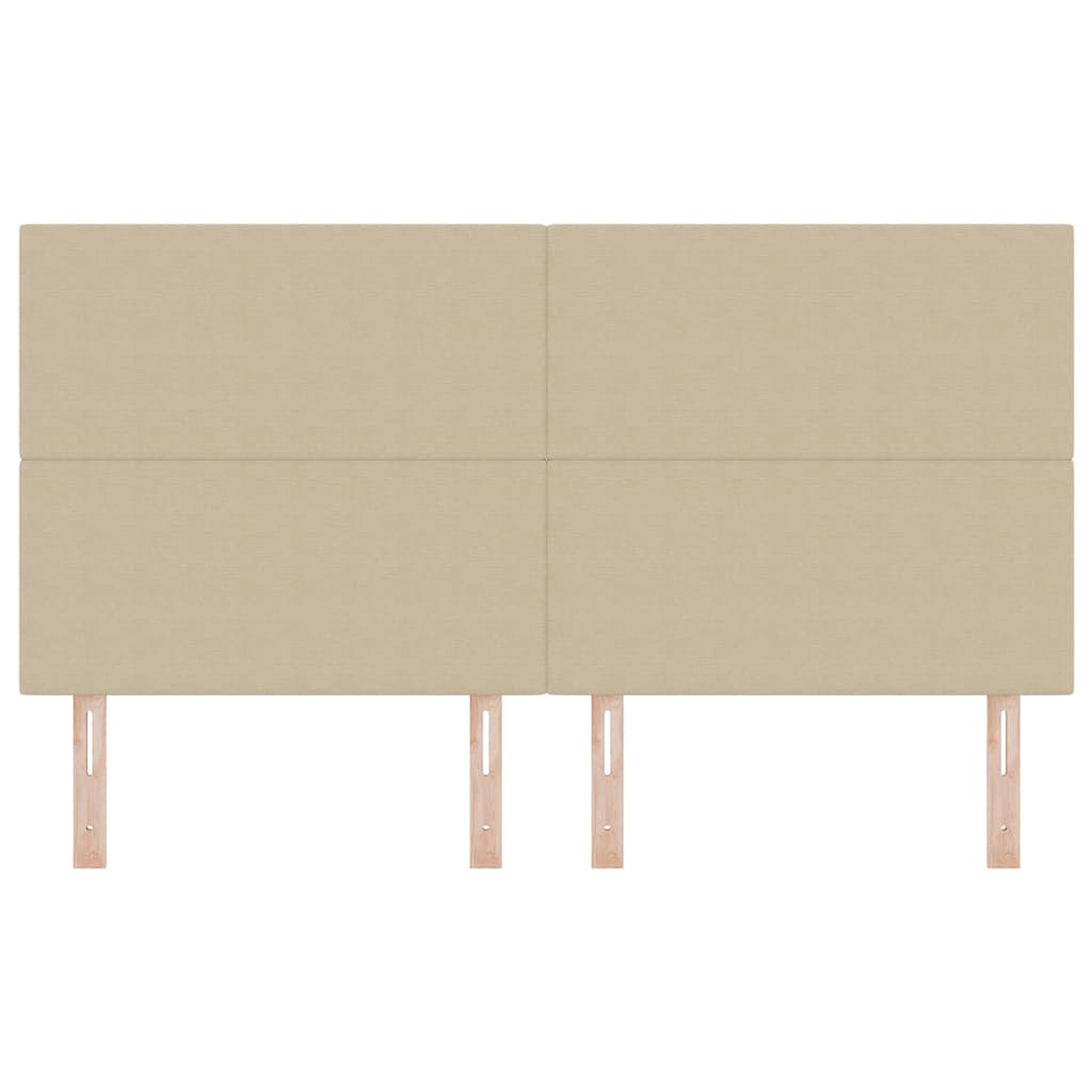 Kopfteil Hellgrau 80 cm Cordstoff