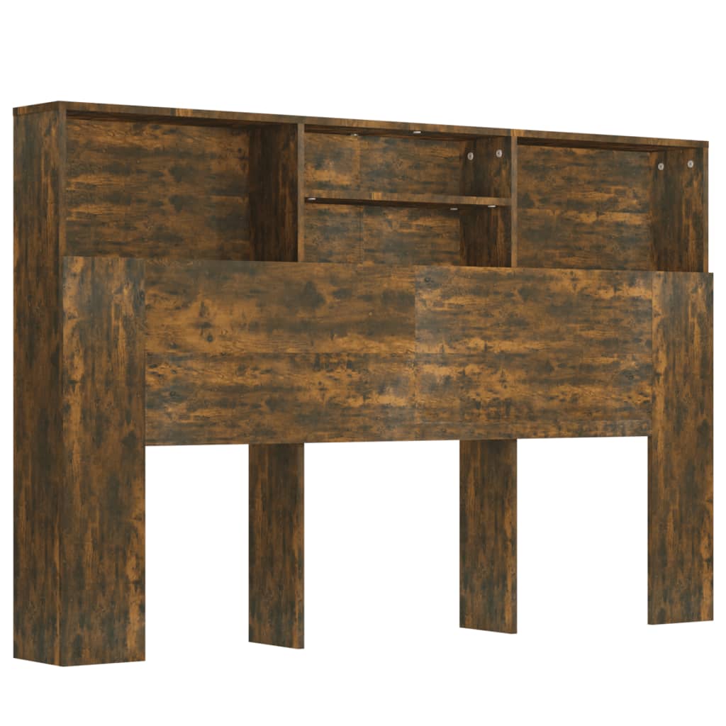 Bett-Kopfteil mit Ablagen Weiß 100x19x103,5 cm