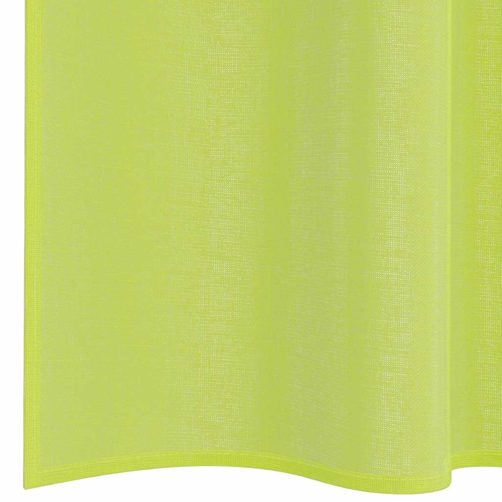 Voile Vorhänge mit Ösen 2 Stk. Apfelgrün 140x140 cm