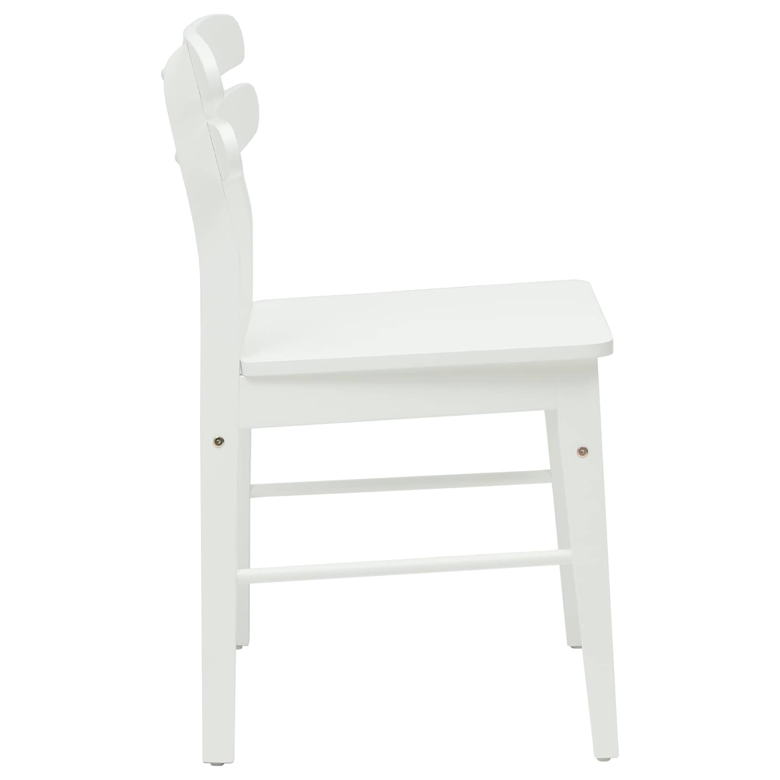 Esszimmerstuhl 2 pcs Hellbraun und hell Massives Gummiholz