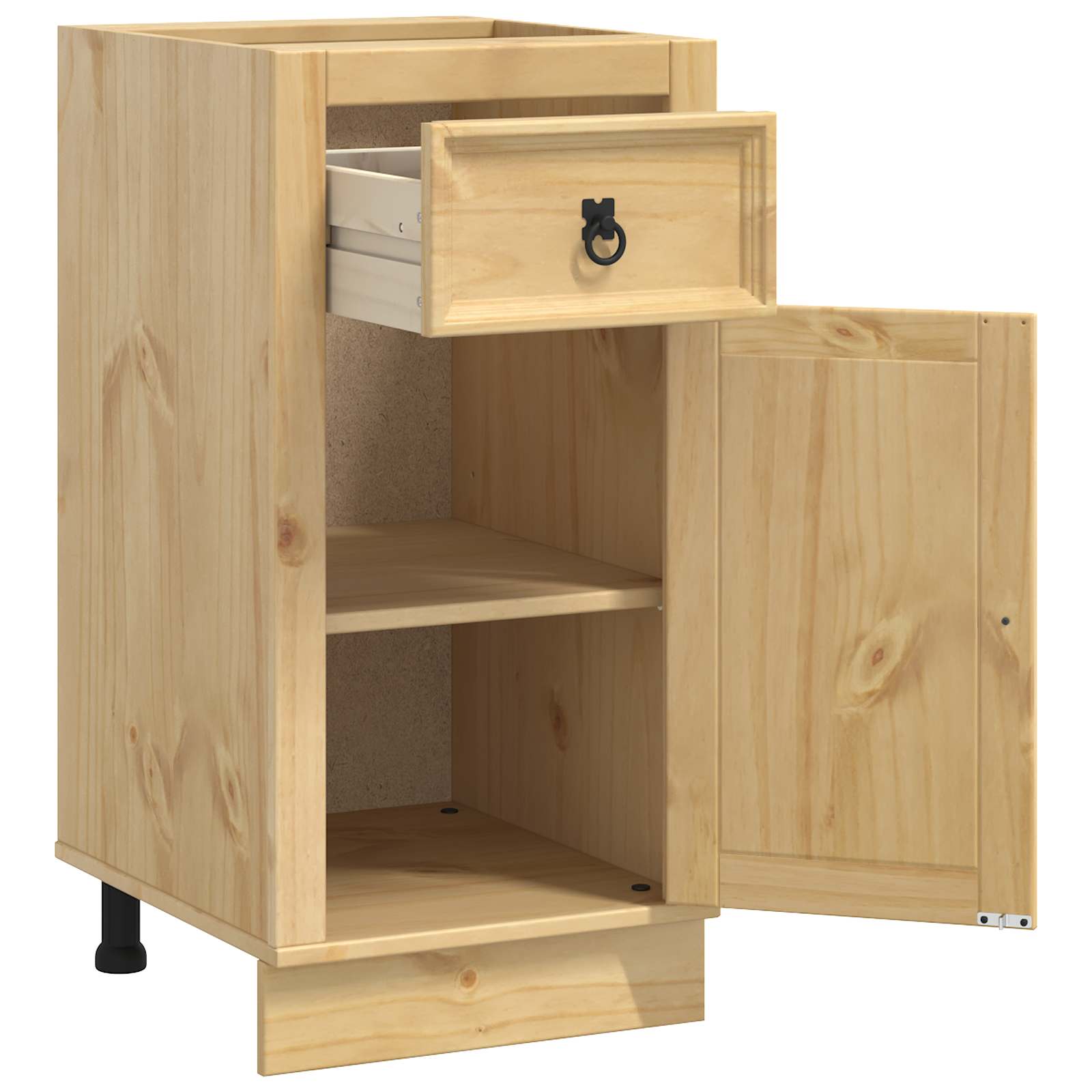 Schrank SKI Honigbraun 60 x 46 x 81,5 cm Massives Kiefernholz
