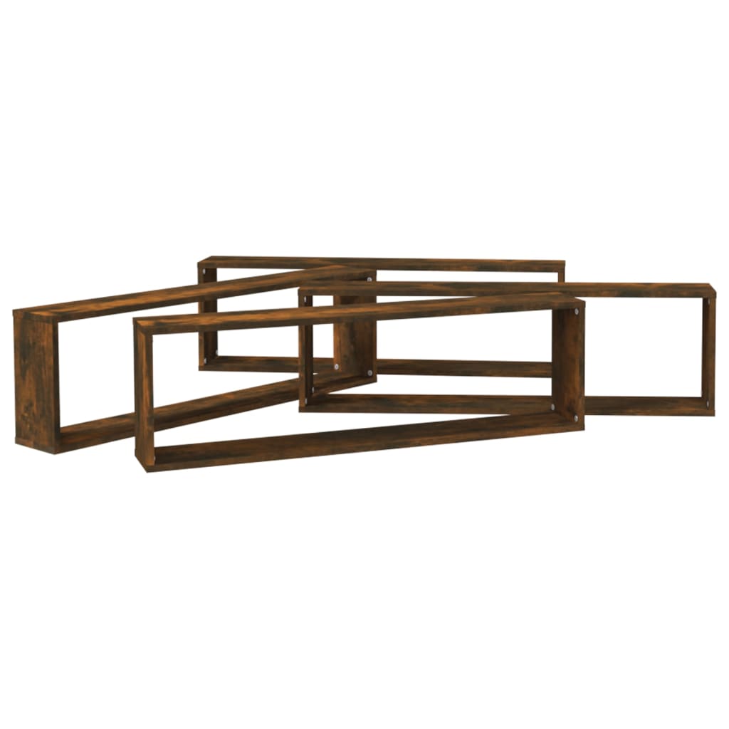Würfelregale 2 Stk. Weiß 30x15x30 cm