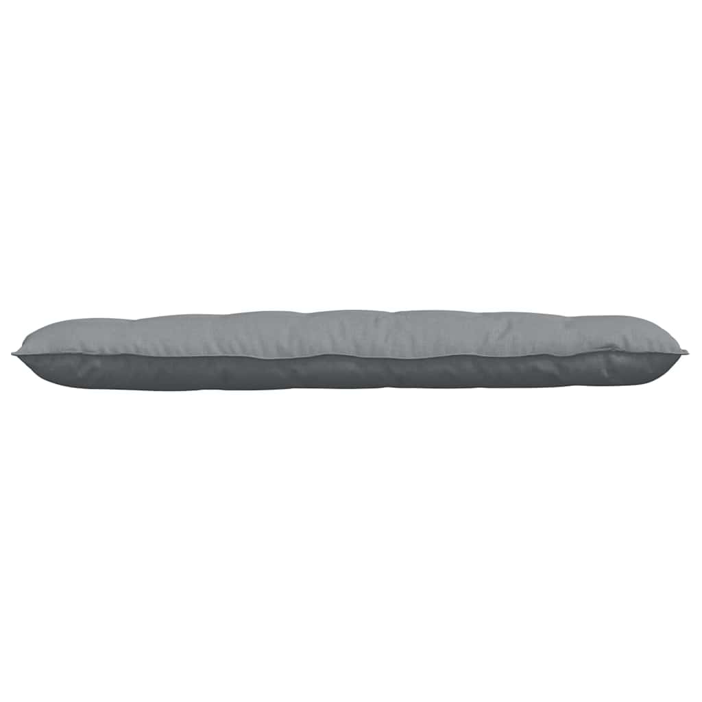 Rückenkissen Hellgrau 50 x 19 x 45 cm Stoff