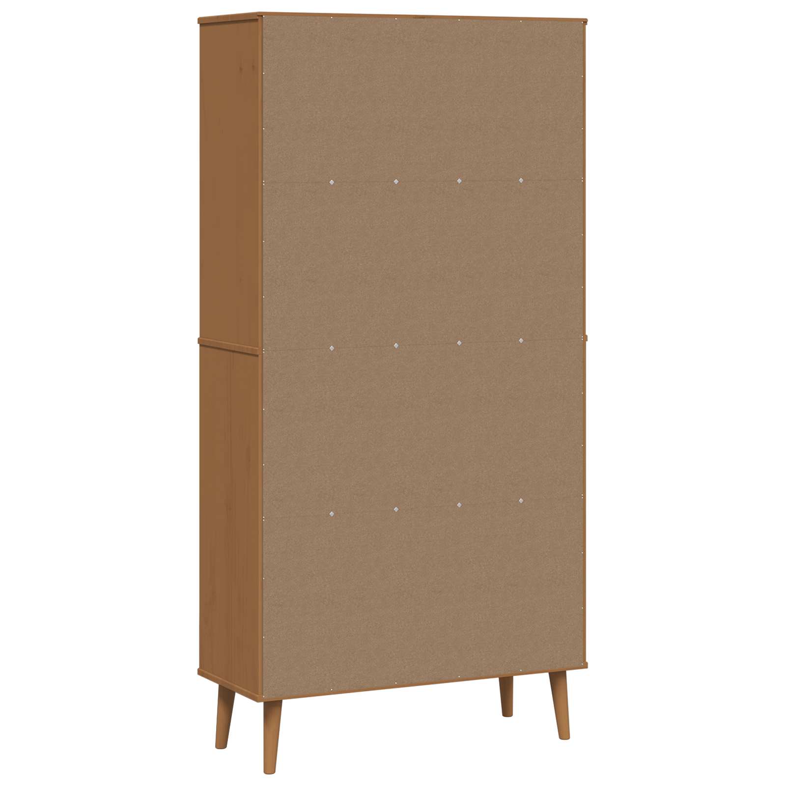 Bücherregal MOLDE Weiß 85x35x170,5 cm Massivholz Kiefer