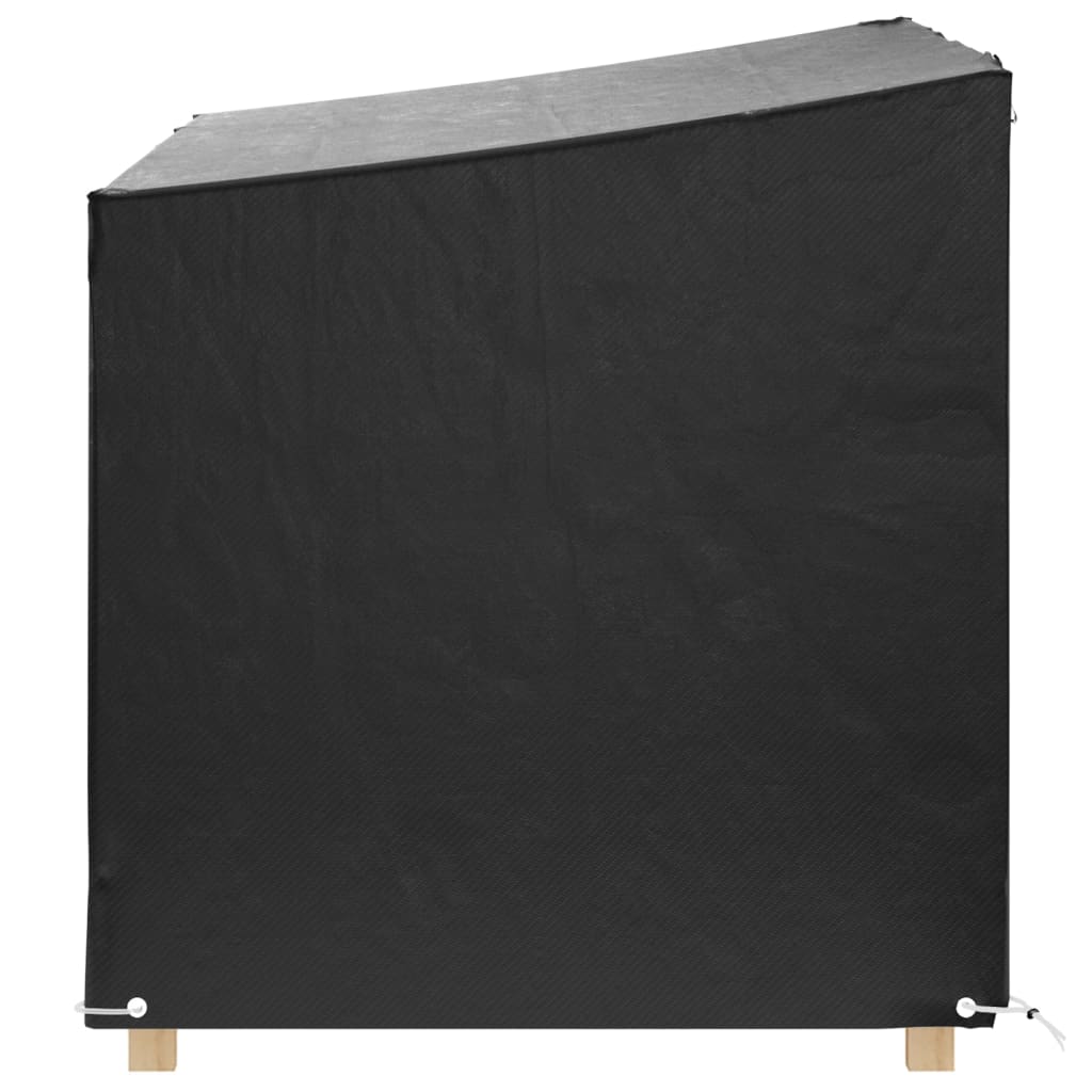 Hollywoodschaukel-Abdeckungen 2 Stk. 10 Ösen 255x145x170 cm