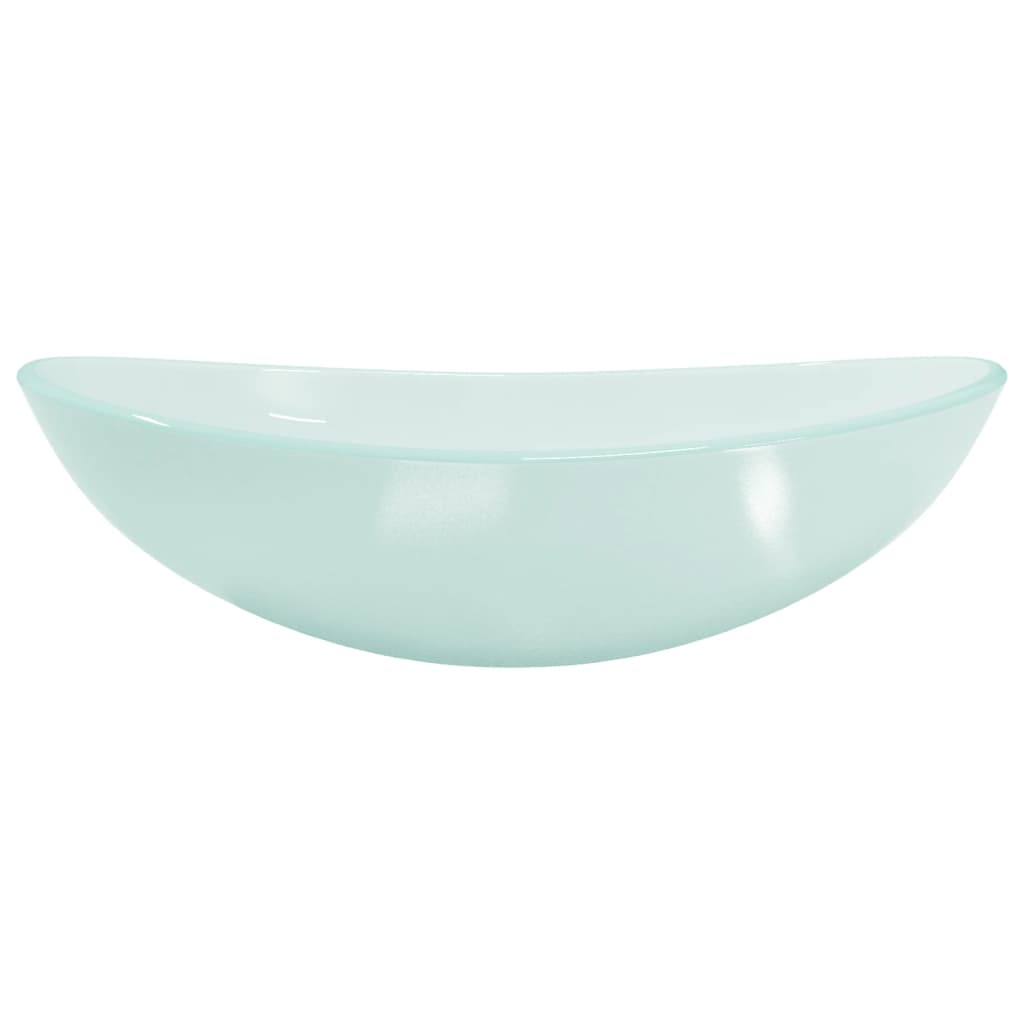 Waschbecken Hartglas 54,5x35x15,5 cm Transparent
