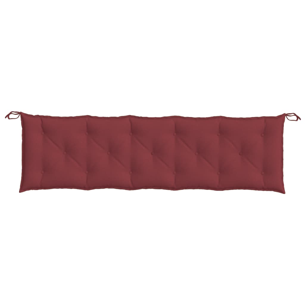 Gartenbank-Auflagen 2 Stk. Melange Anthrazit 100x50x7 cm Stoff