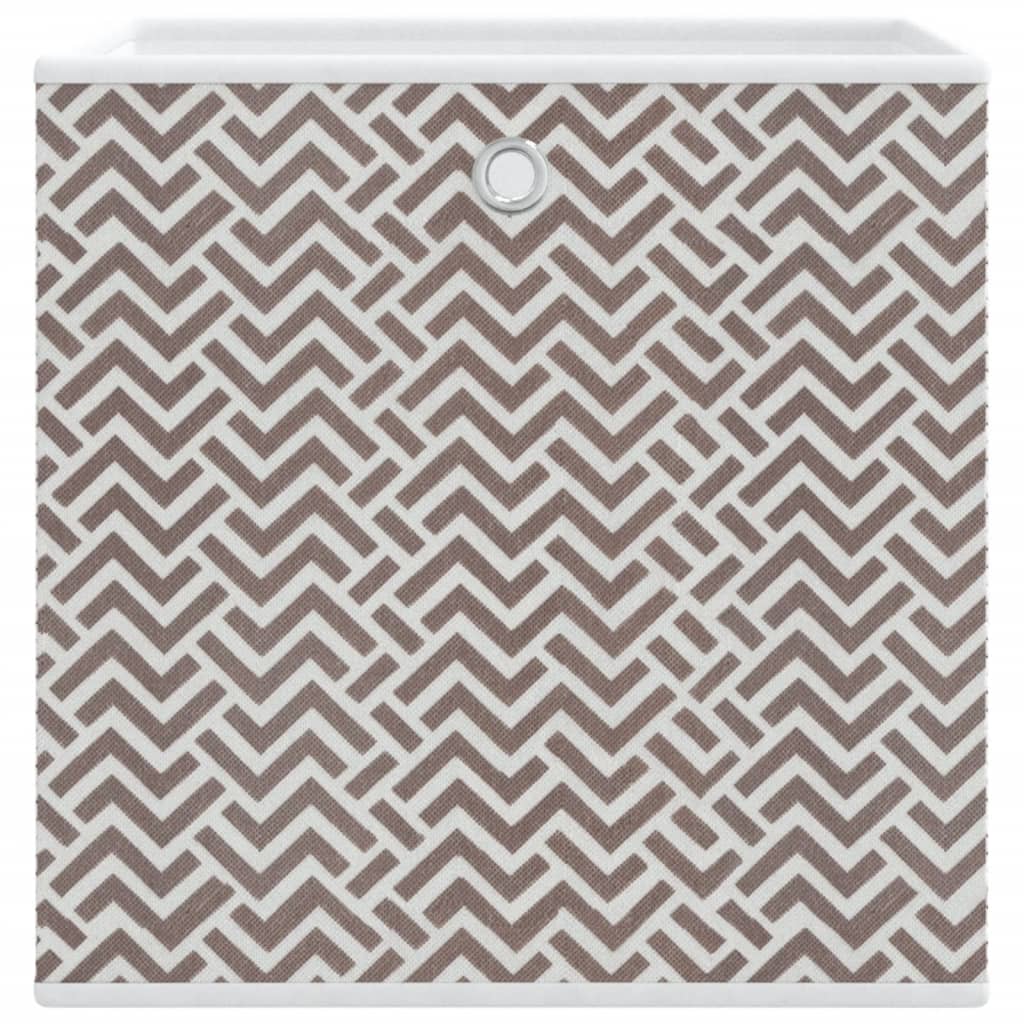 Faltboxen 4 Stk. Creme 32x32x32 cm Vlies
