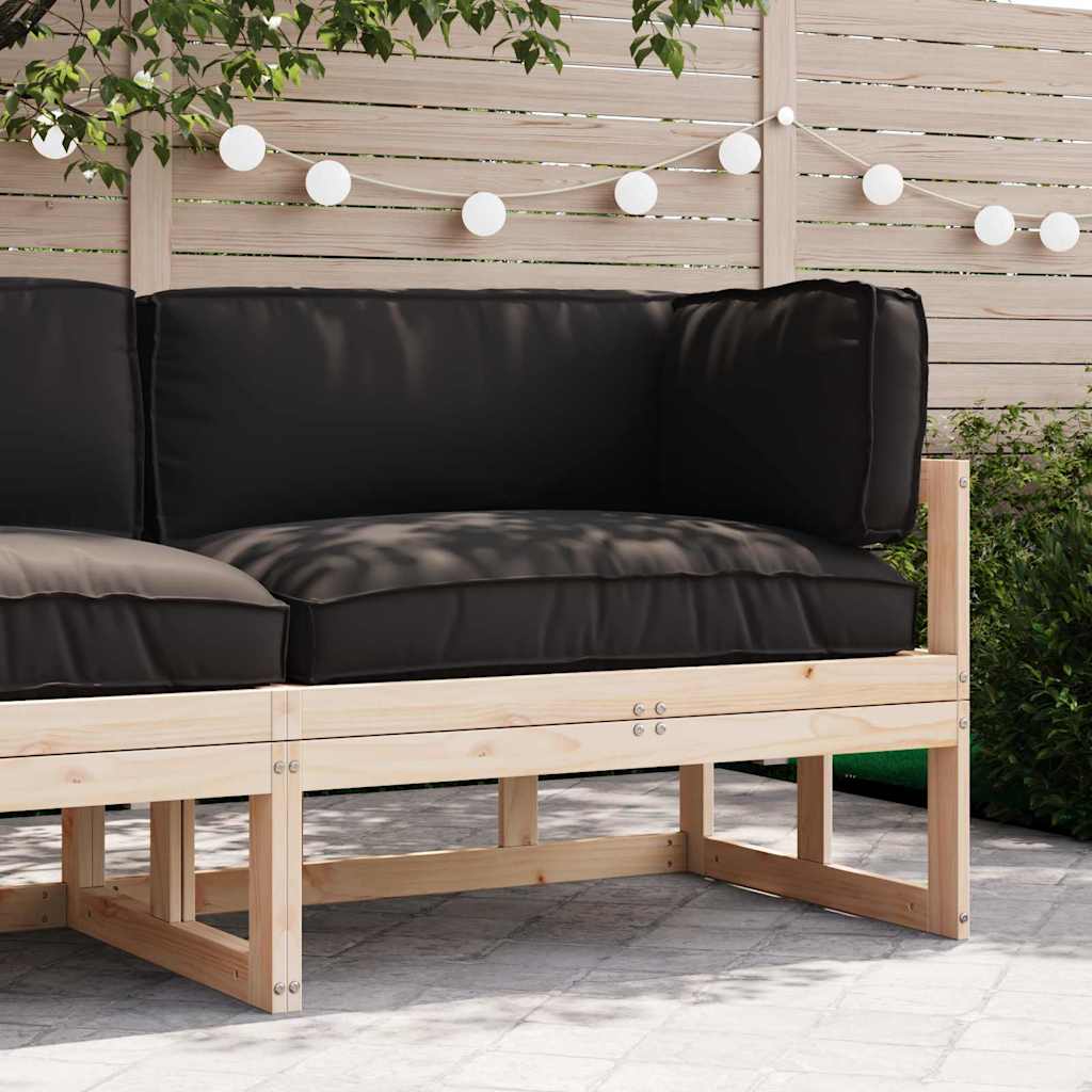 Palettenkissenset 3 pcs Anthrazit Oxford-Stoff