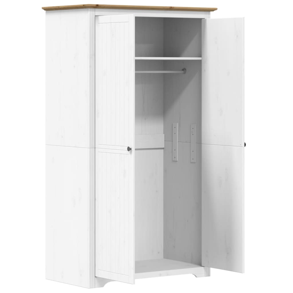 Kleiderschrank BODO Honigbraun 53,5 x 99 x 173 cm Holzwerkstoff