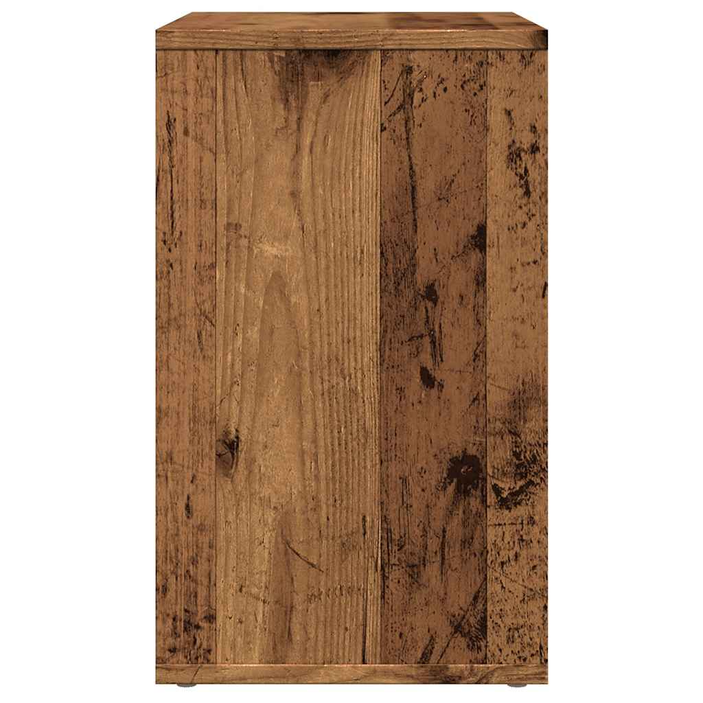 Beistelltisch Weiß 50x30x50 cm Holzwerkstoff