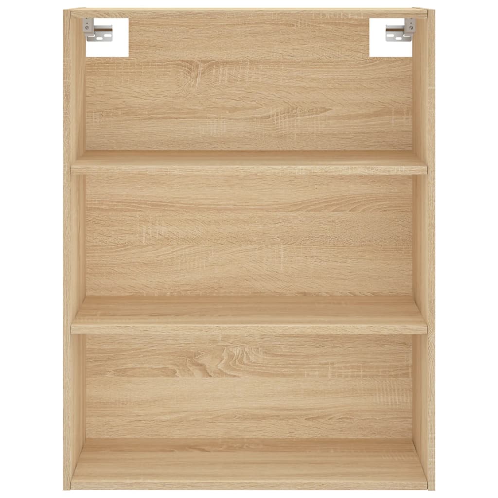 Highboard Hochglanz-Weiß 69,5x34x180 cm Holzwerkstoff