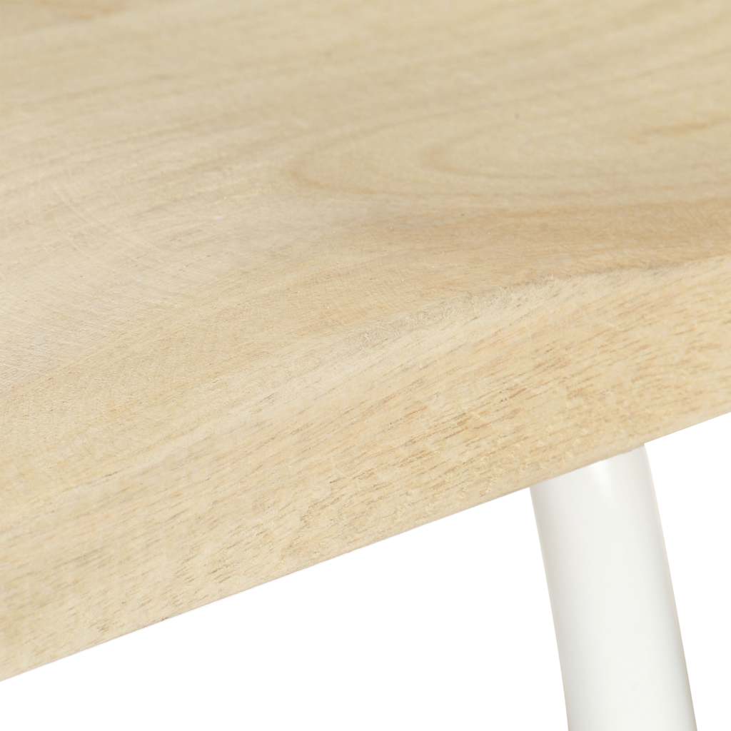 Barhocker 2 Stk. Mango Massivholz