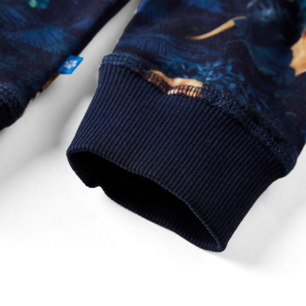 Kinder-Sweatshirt Marineblau 140